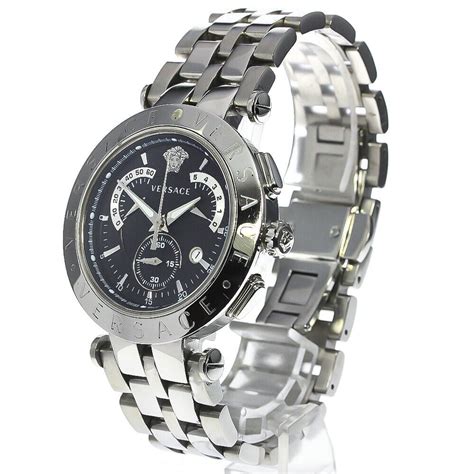 stainless band versace v race 23c chronograph qz mens|VERSACE WATCH BAND , 23C , STAINLESS STEEL .